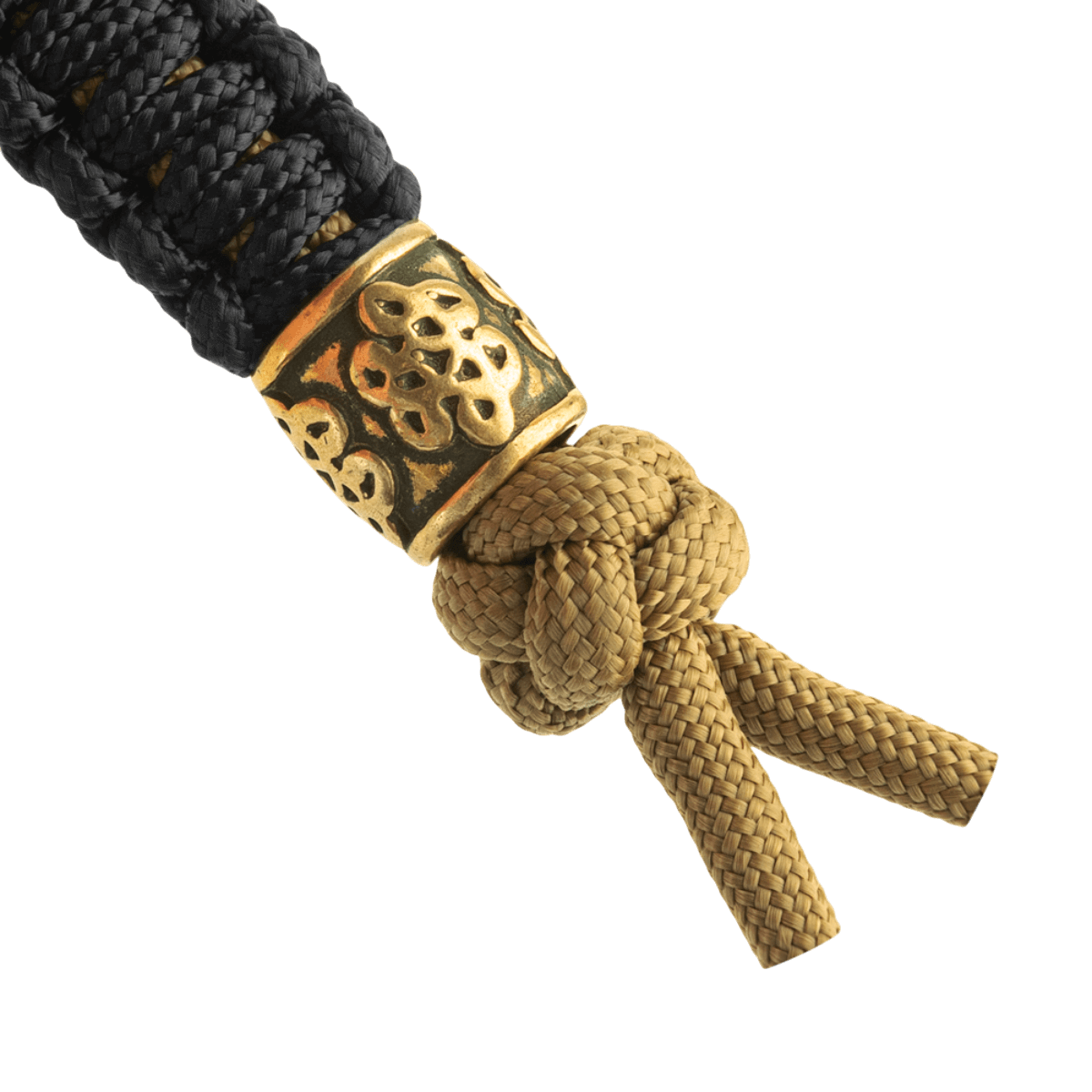 M-Tac Lanyard Scandinavian Small Chinese Knot kierretty paracord ja skandinaaviset kuviot, käytännöllinen veitsille ja taskulampuille.