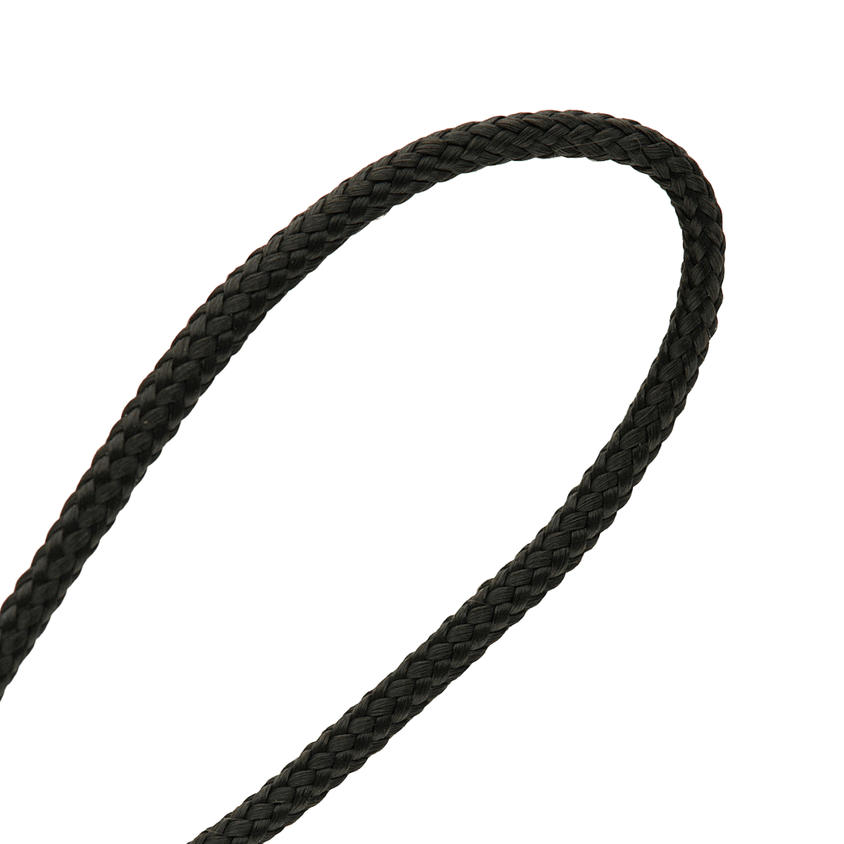 M-Tac Viper Lanyard Stainless Steel, punottu musta paracord, tyylikäs ja käytännöllinen veitsen lisä.