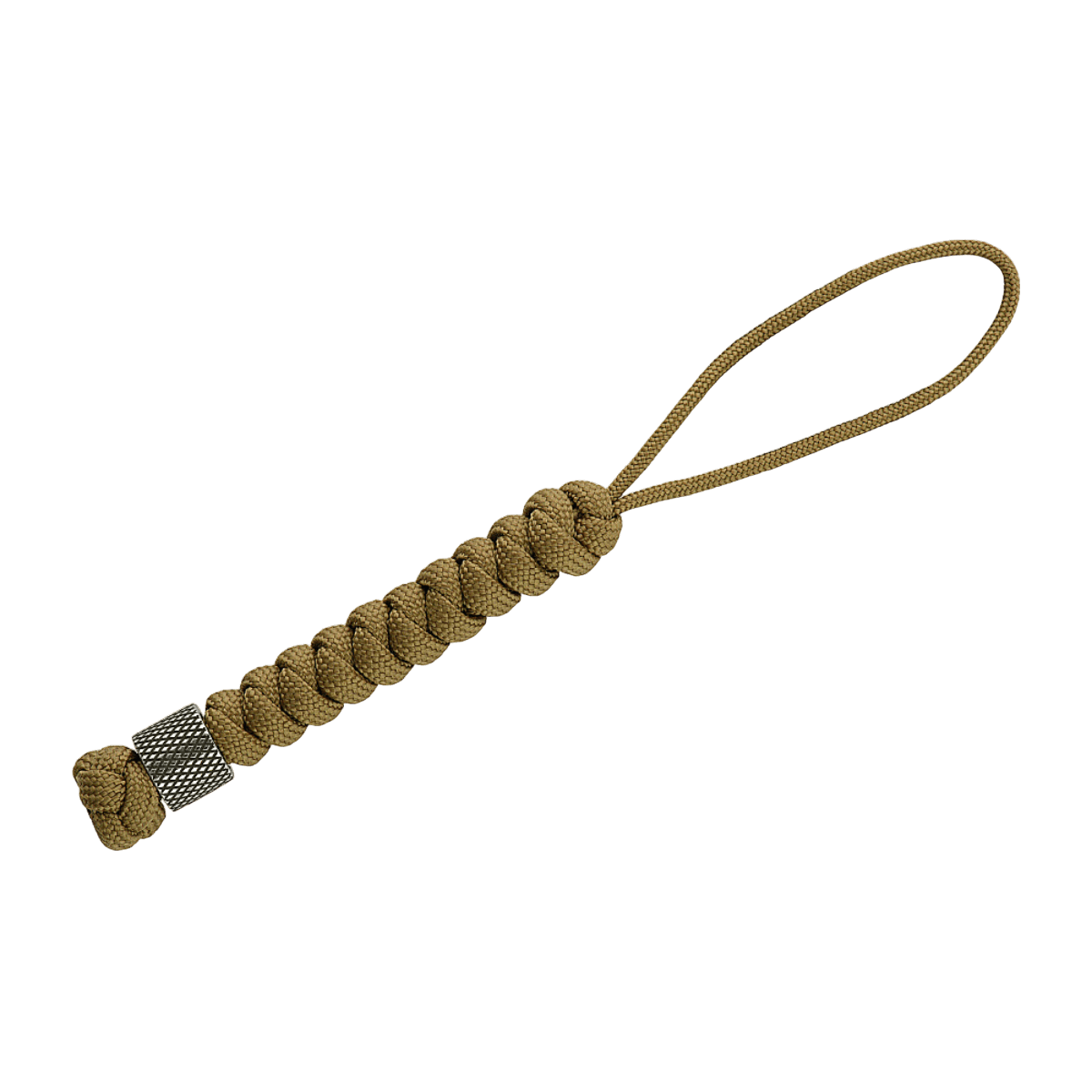 M-Tac Viper Lanyard Stainless Steel, kierteinen paracord ja ruostumaton teräs Viper-helmi, tyylikäs veitsen kahvan lisä.