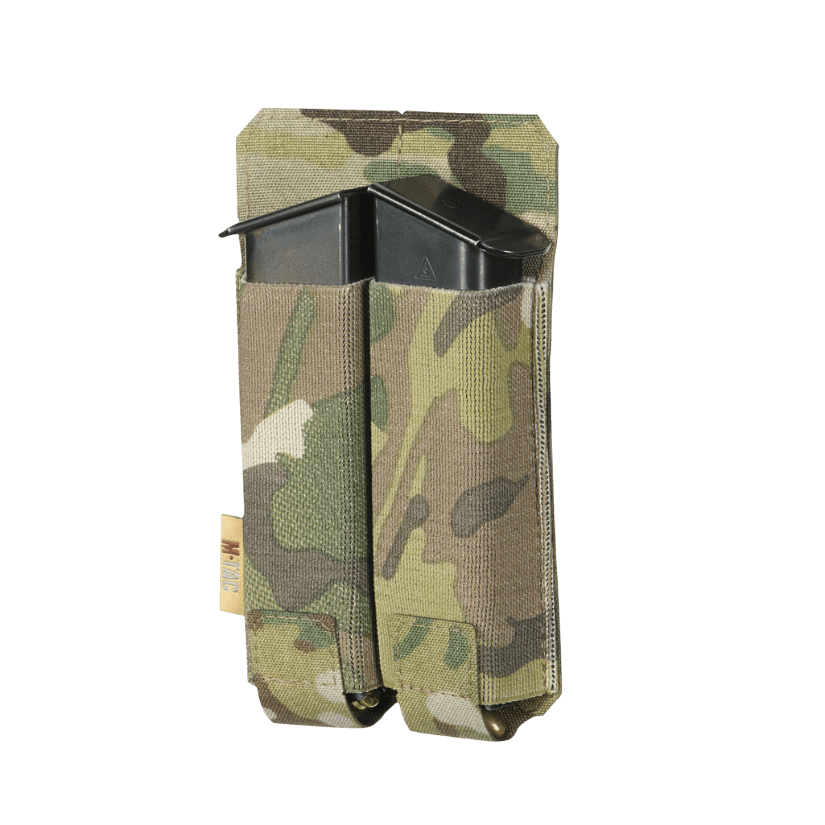 M-Tac Double Magazine Pouch APS Laser Cut Cordurasta kahdelle APS-lippaalle, kevyt ja kompakti, elastinen varmistus.