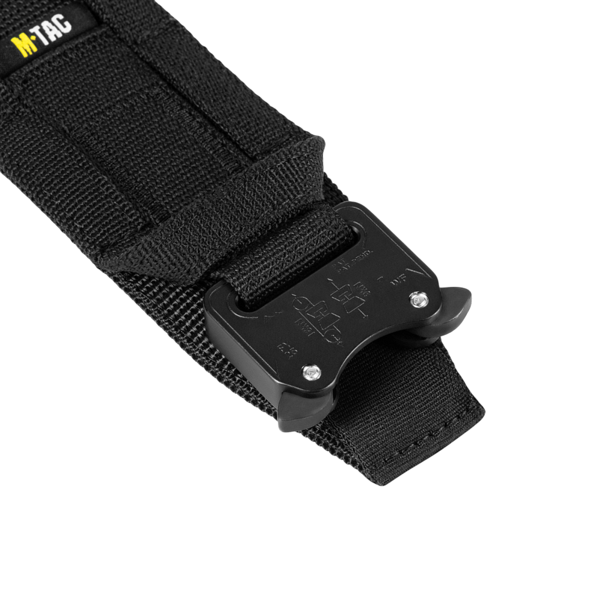 M-Tac Range -vyö Cobra Buckle Gen.IV taktillisella soljella, ihanteellinen sotilaalliseen käyttöön ja aktiiviseen käyttöön pistoolivyönä ja ampumaradalle.