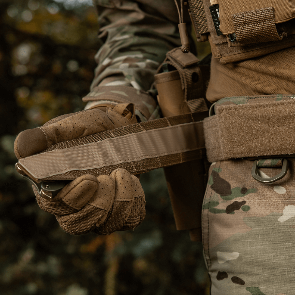 M-Tac Range -vyö Cobra Buckle Gen.IV taktinen vyö sotilas- ja poliisikäyttöön Tegris-komposiittivahvikkeella maksimaalista jäykkyyttä varten.