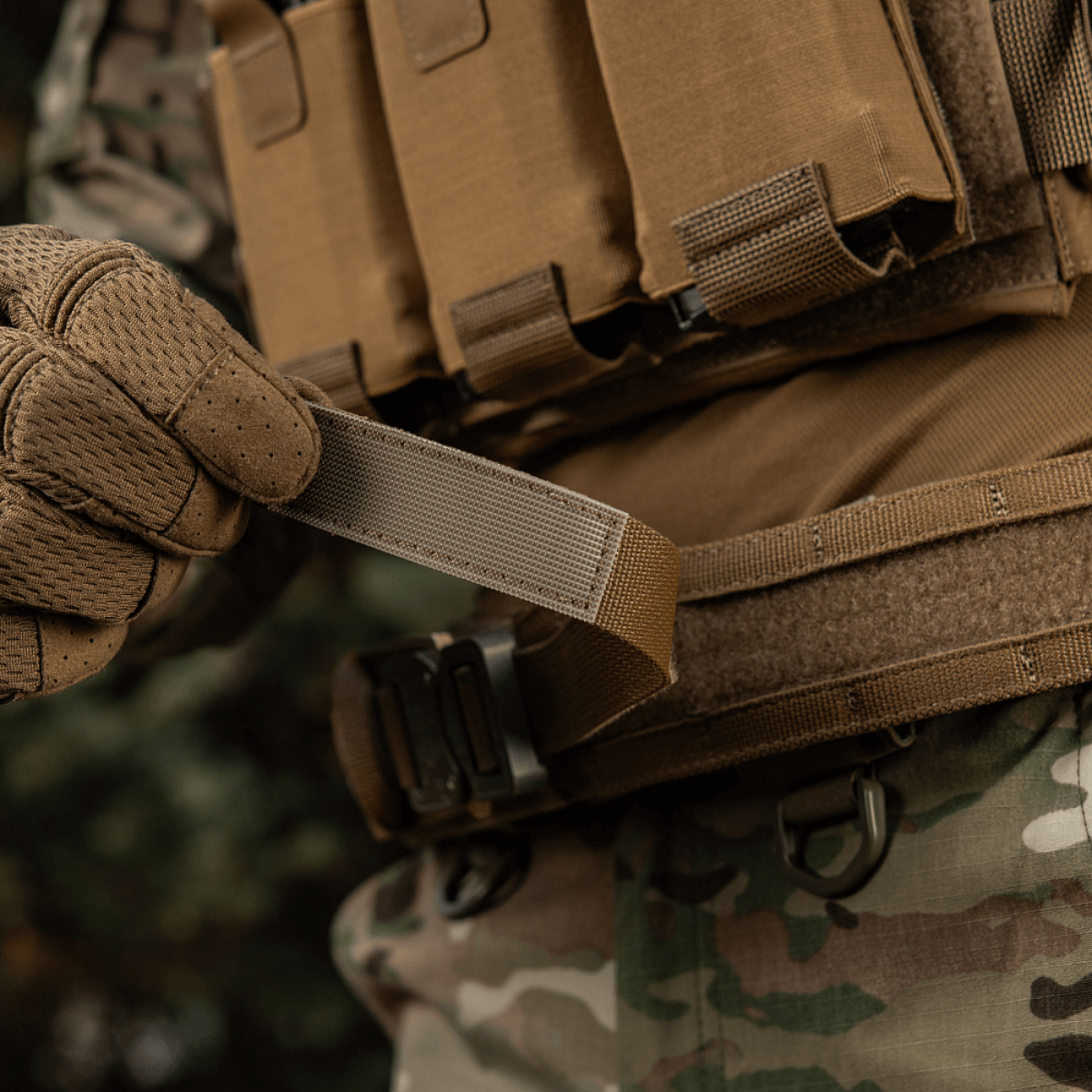 M-Tac Range -vyö Cobra Buckle Gen.IV taktiseen käyttöön Tegris-komposiittivahvikkeella ja säädettävällä koolla.