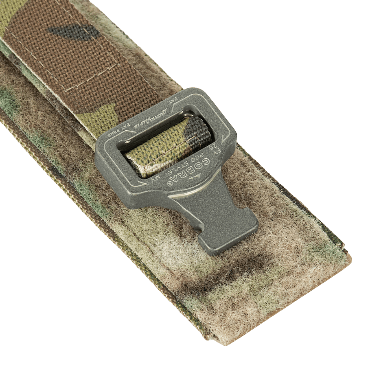M-Tac Range -vyö Cobra Buckle Gen.IV Tegris-komposiittivahvikkeella ja tarralla säädettävää istuvuutta varten taktiseen käyttöön.