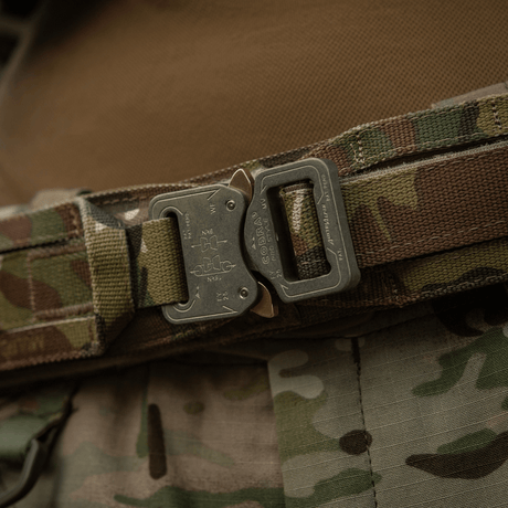 M-Tac Range -vyö Cobra Buckle Gen.IV taktinen vyö sotilaalle ja poliisille, vahvistettu Tegris-komposiitilla, sopii ampumaradalle.