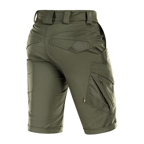M-Tac Shorts Aggressor Gen.II Flex taktiseen muotoiluun ripstop-materiaalista, sopii harjoitteluun, työhön tai vapaa-aikaan.