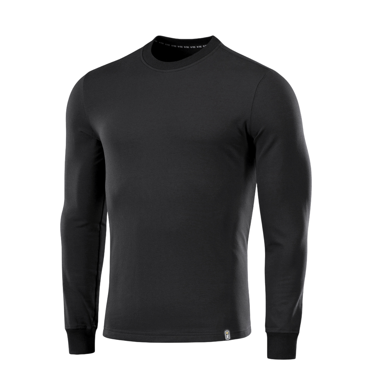 M-Tac Pullover 4 Seasons mustana, pyöreä pääntie, pitkät hihat, valmistettu 95% puuvillasta ja 5% elastaanista, arki- ja taktiseen käyttöön