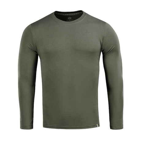 M-Tac Long-sleeve T-shirt 93/7 valmistettu puuvillasta ja elastaanista, ihanteellinen arkeen, urheiluun ja ulkoiluun, khakinvärinen.