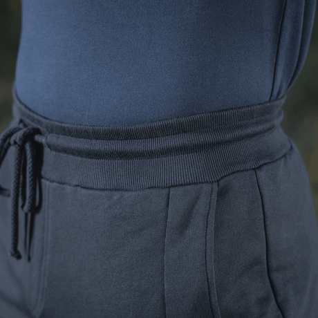 M-Tac Stealth Cotton -housut kuminauhalla vyötäröllä ja sivutaskuilla, sopivat juoksuun, kuntosalille ja arkeen, valmistettu 100% puuvillasta.