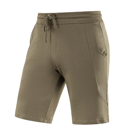 M-Tac Shorts Casual Fit Cotton vihreänä, kuminauhavyötärö ja sivutaskut.