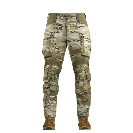 M-Tac housut Army Gen. II NYCO Extreme multicam, kestävä amerikkalainen NYCO Extreme -kangas ja NIJ-sertifiointi, galleria-asento 1 etunäkymä.