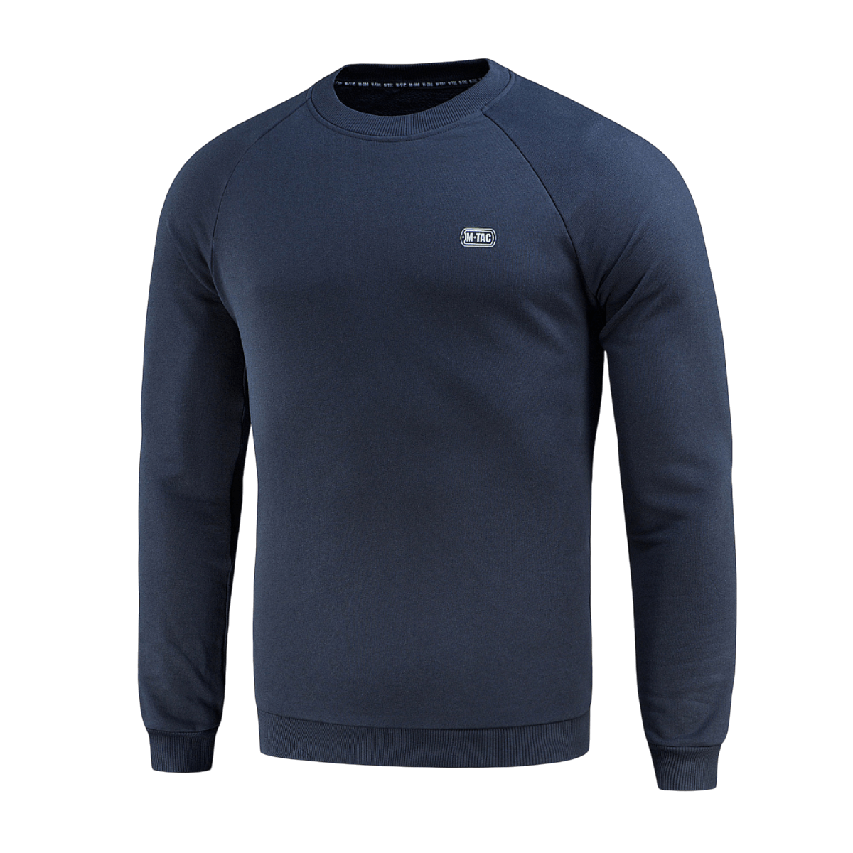 M-Tac Cotton Sweatshirt laivastonsininen, 100% puuvillaa, löysä istuvuus ja resorit juoksuun ja kuntoiluun