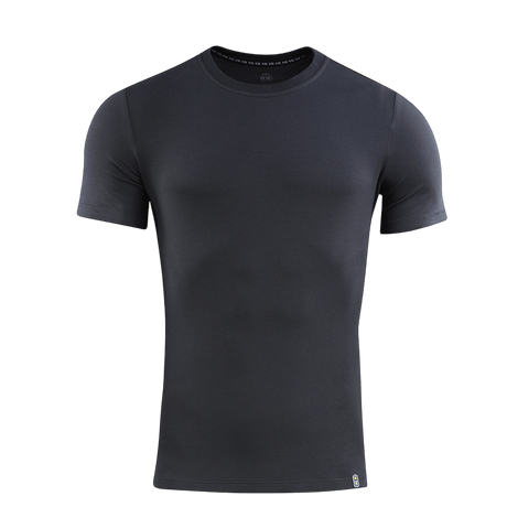M-Tac T-shirt 93/7 Summer musta lyhythihainen, hengittävä ja mukava, kesäkäyttöön ja arkeen.