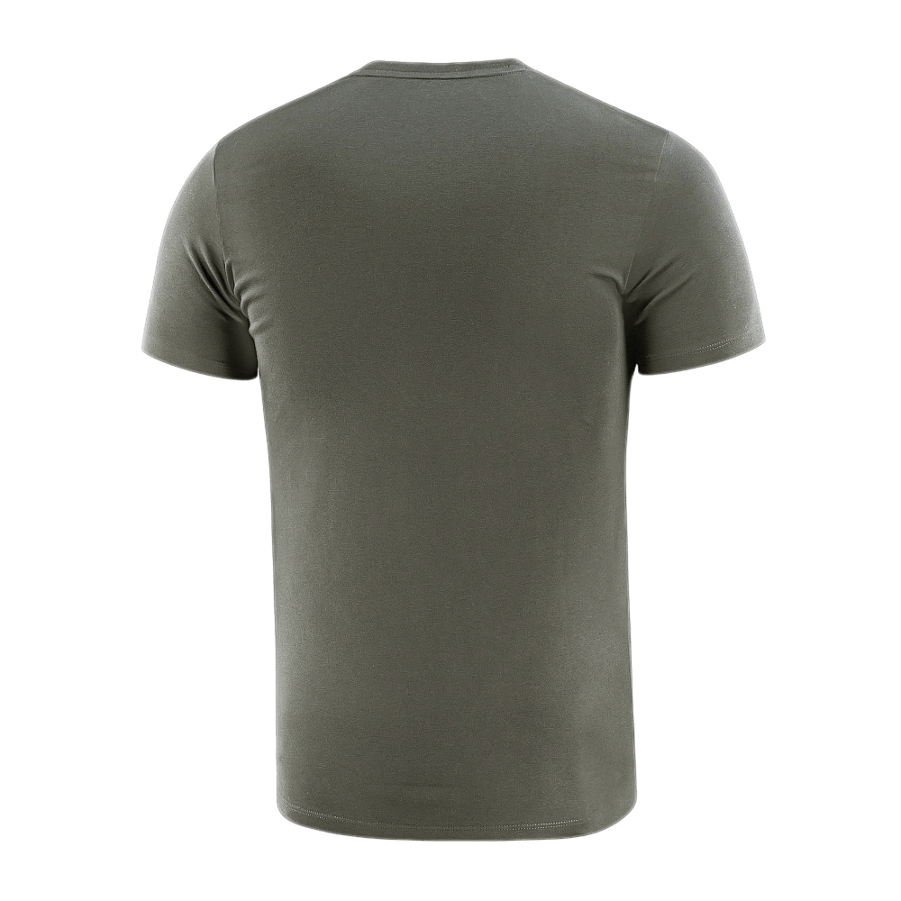 M-Tac T-shirt 93/7 Summer takaa nähtynä, kevyt ja hengittävä puuvilla-elastaaniseos, täydellinen lämpimiin kesäpäiviin ja arkeen.