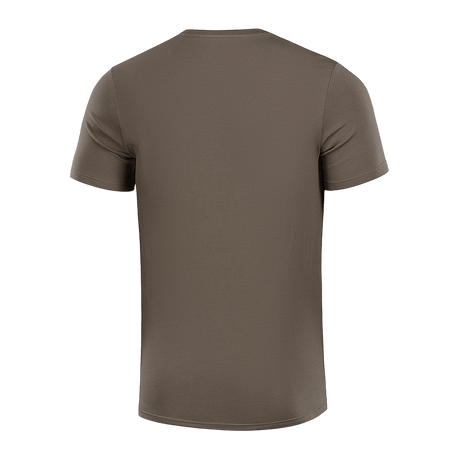 M-Tac T-shirt 93/7 Summer ruskea takaa nähtynä, sopii kesäkäyttöön, mukava ja hengittävä, sopii mihin tahansa vaatetukseen.