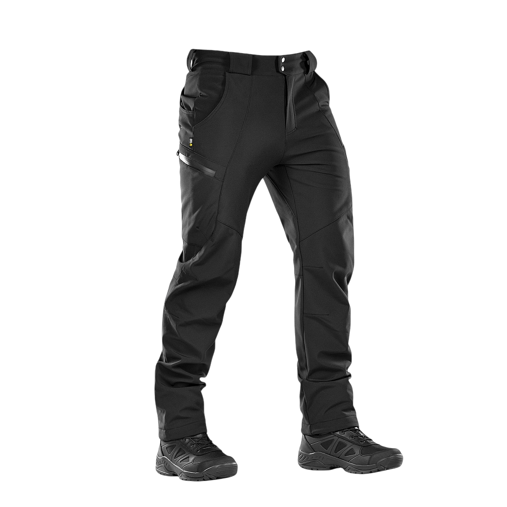 M-Tac Bukser Soft Shell Vinter fleece-vuorella, tuulen- ja vedenhylkivä, ihanteellinen syksylle ja talvelle. Materiaali: 100% polyesteri.