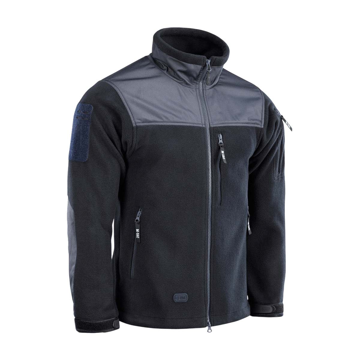 M-Tac Alpha Microfleece Jakke Gen.II, edistynyt fleece-takki Oxford nylon -vahvistuksilla olkapäissä, ihanteellinen taktiseen käyttöön ja ulkoiluun.