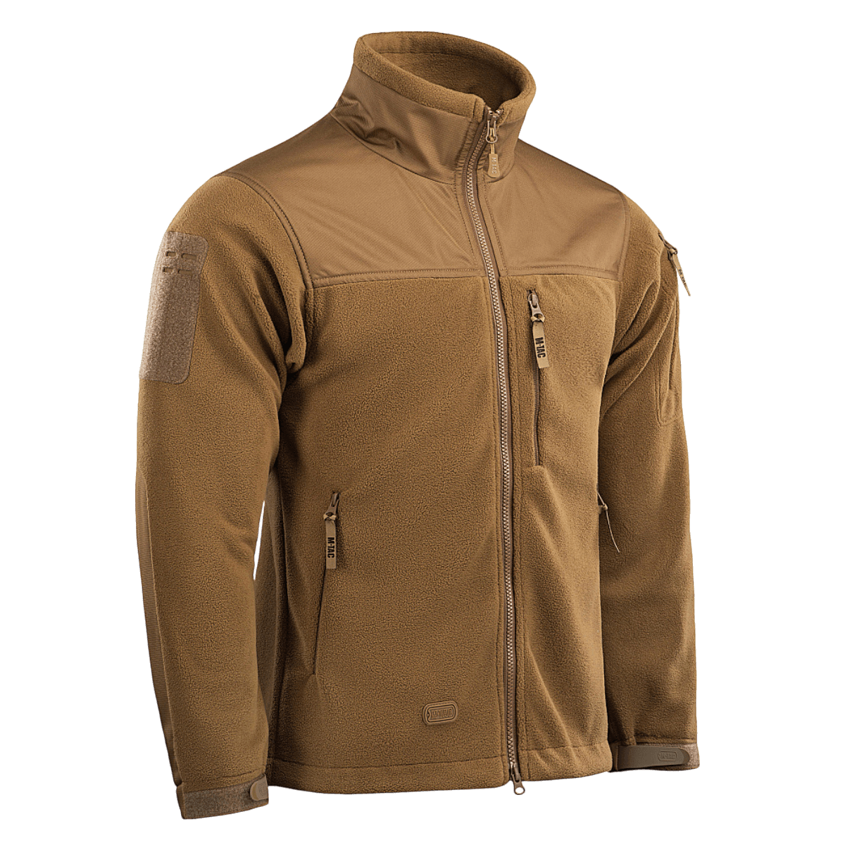 M-Tac Alpha Microfleece takki Gen.II - edistynyt ECWCS-fleece-takki taktiseen ja ulkokäyttöön, kestävä ja lämmin, vahvistetut olkapäät ja hihat.