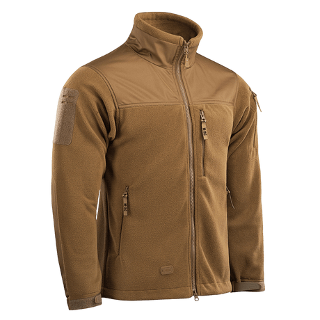 M-Tac Alpha Microfleece takki Gen.II - edistynyt ECWCS-fleece-takki taktiseen ja ulkokäyttöön, kestävä ja lämmin, vahvistetut olkapäät ja hihat.