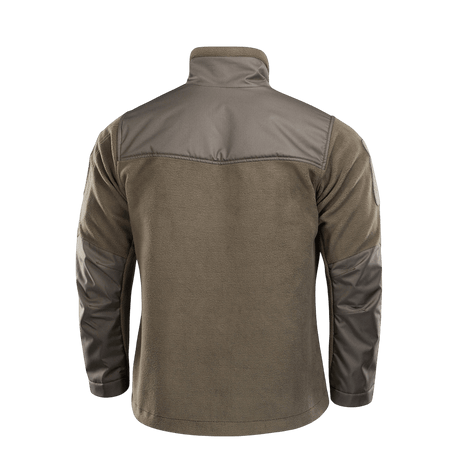 M-Tac Alpha Microfleece takki Gen.II takaa nähtynä, vahvistettu fleece ja Oxford-nylon kulutuskestävyyteen, sopii kylmään säähän.