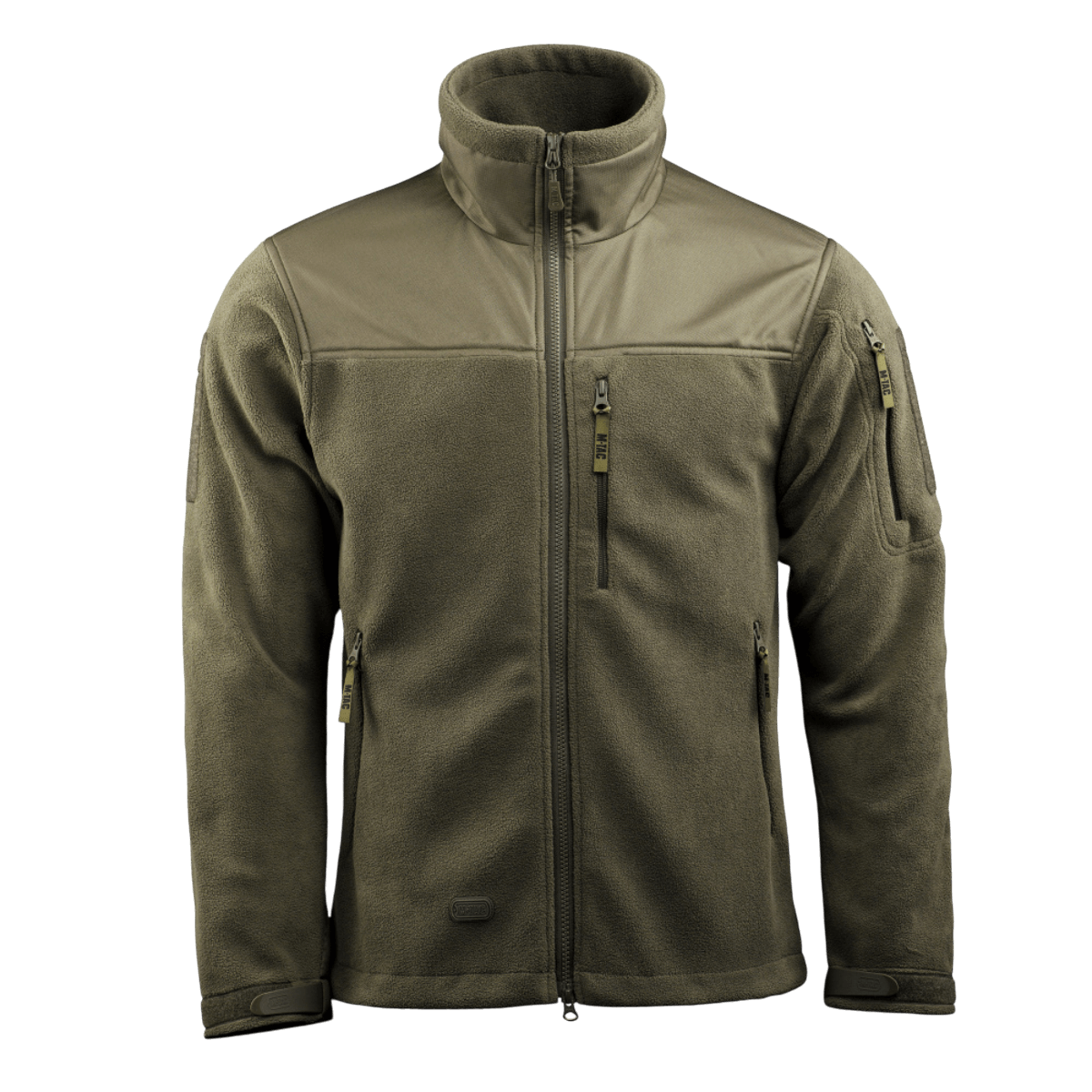 M-Tac Alpha Microfleece takki Gen.II, vahvistettu fleece-takki, ihanteellinen kylmään säähän ja taktiseen käyttöön, Oxford-nylon lisäkulutuskestävyyteen.