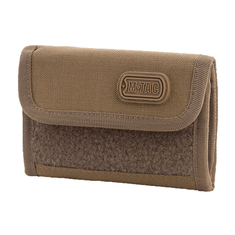 M-Tac Patch Panel Elite kestävästä 1000D CORDURA®:sta, tyylikäs militaarityylinen lompakko, Velcro-suljenta ja korttitaskut.