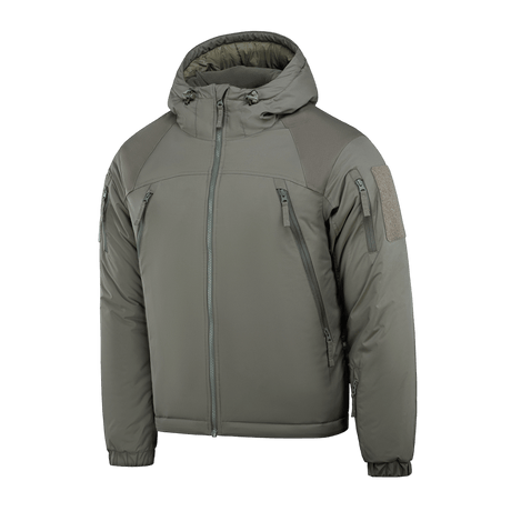 M-Tac Alpha Gen.III Pro talvitakki, vettähylkivä nylon, säädettävä huppu ja eristys, sopii lämpötiloihin jopa -20°C.