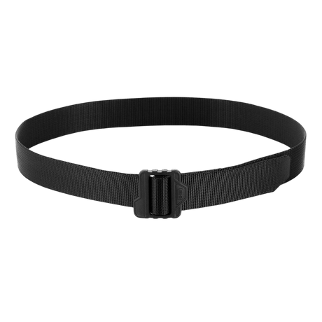 Musta M-Tac Lite Tactical Bælte Gen.II nylonvyö polyamidisolkella, sopii päivittäiskäyttöön, vetolujuus 160 kg, leveys 40 mm.