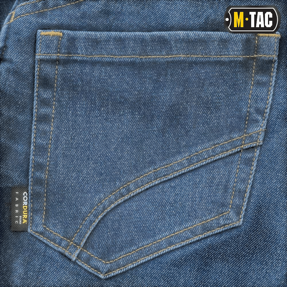 M-Tac Jeans Tactical Gen. I Cordura Regular Fit kestävässä Cordura-denimissä, vahvistetut taskut. Mukavat ja tyylikkäät arkeen.