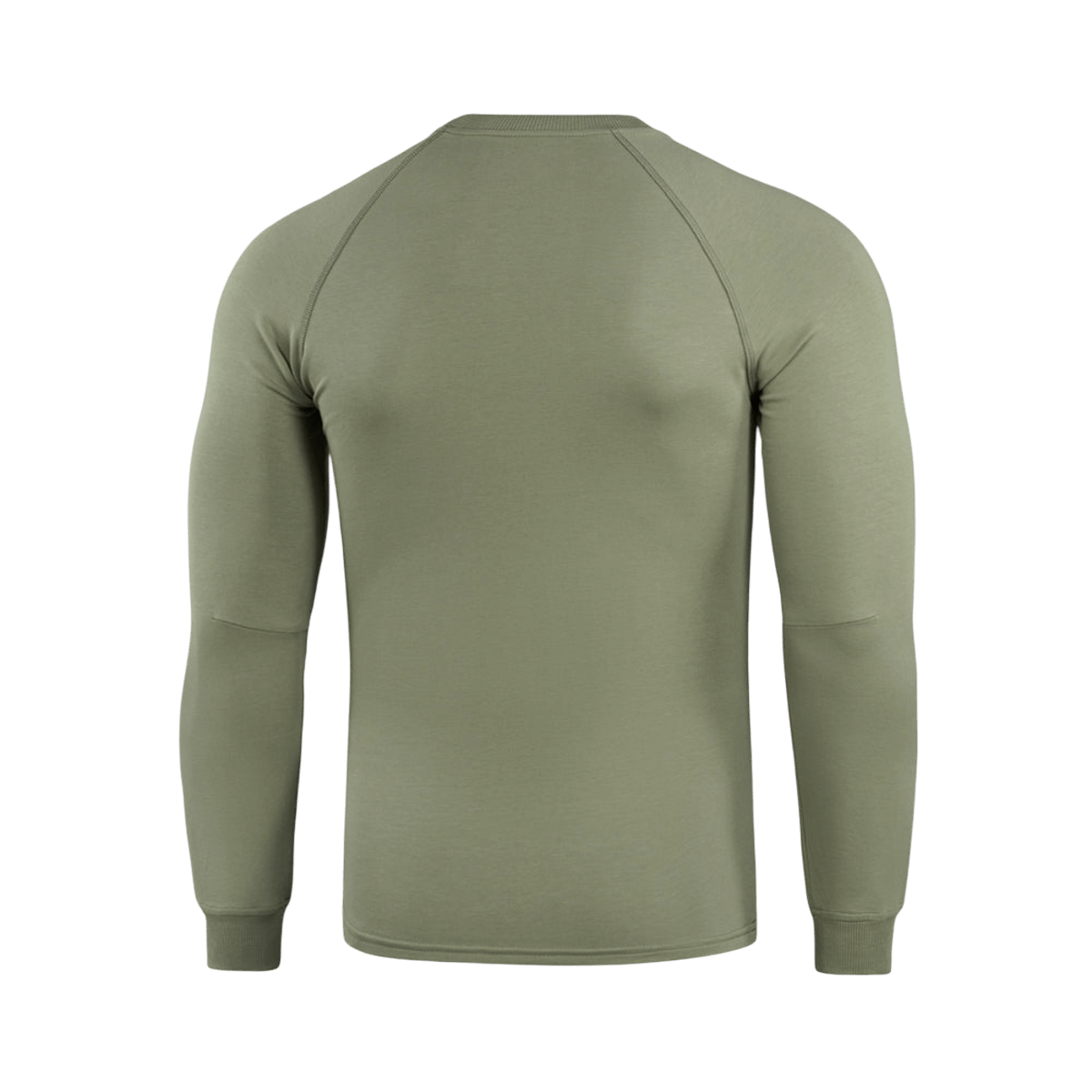 M-Tac Raglan Athlete -oliivinvihreä, minimalistinen college raglanhihoilla, optimaalinen liikkuvuus urheiluun ja arkeen.