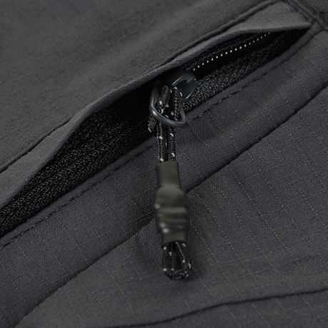 M-Tac Aggressor Summer Flex Shorts, vetoketjutasku, kevyt ja hengittävä Flex Rip-Stop -kangas, taktiset shortsit harjoitteluun ja ulkoiluun.