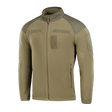 M-Tac Combat Fleece -takki oliivinvihreä, Himates-fleece ja vahvistetut hartiat, galleria-asento 1, suunniteltu taktiseen kehon suojaan.