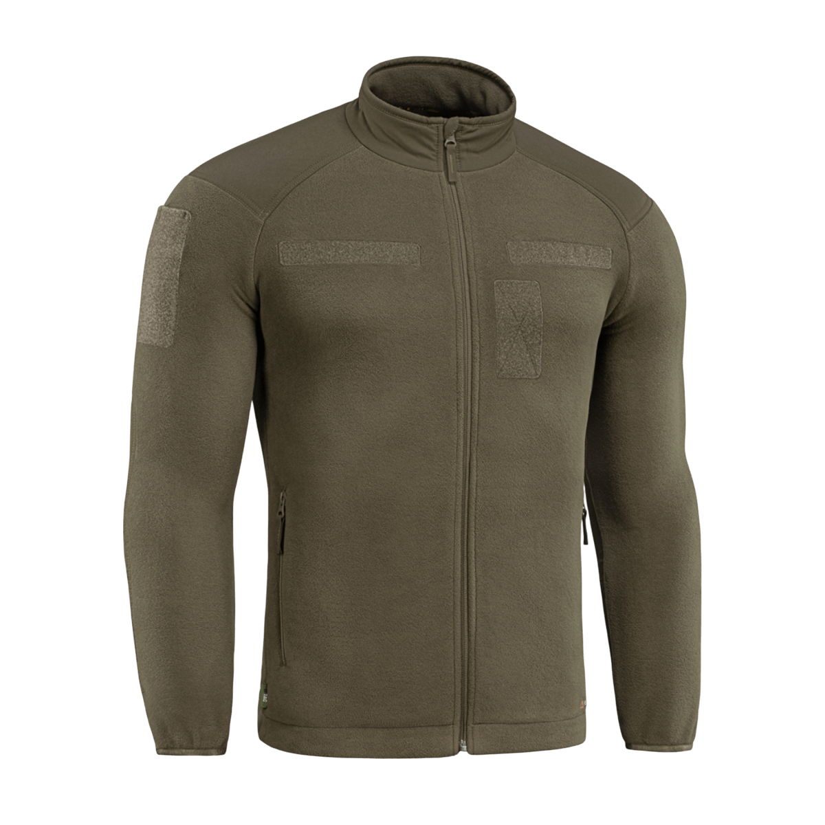 M-Tac Combat Fleece Polartec -takki vihreänä, YKK-vetoketjut ja joustavat hihansuut, sopii taktiseen käyttöön.