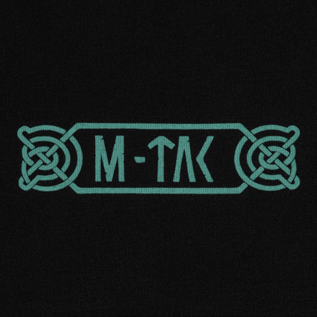 M-Tac Raglan Odin Mysteryn logo, temaattinen raglan Odin-kuviolla, pohjoismaisen mytologian inspiroima premium MagnaColours®-painatus, musta tausta.