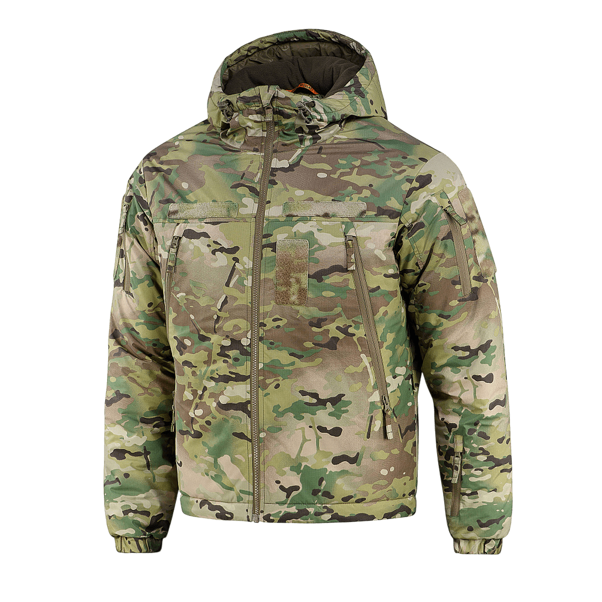 M-Tac Alpha Gen.IV Pro Primaloft -talvitakki alkuperäisessä Multicam-kuosissa, kestävä, vettähylkivä ja sopii kylmiin olosuhteisiin jopa -20°C.