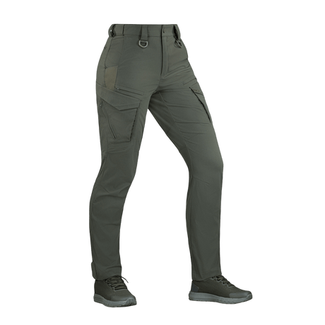 M-Tac Aggressor Summer Flex -housut Rip-Stop-nylonista, YKK-sulkimilla, ihanteelliset taktiseen käyttöön ja aktiiviseen vapaa-aikaan
