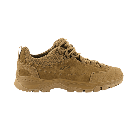M-Tac Tactical Sneakers Patrol R Vent, mukavat ulkoilukengät: kestävä nahka, hengittävä 3D-mesh ja liukastumaton pohja.
