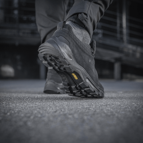 M-Tac Tactical Sneakers Patrol R Vent, kestävä nahkarakenne ja liukumaton pohja ulkoiluun.