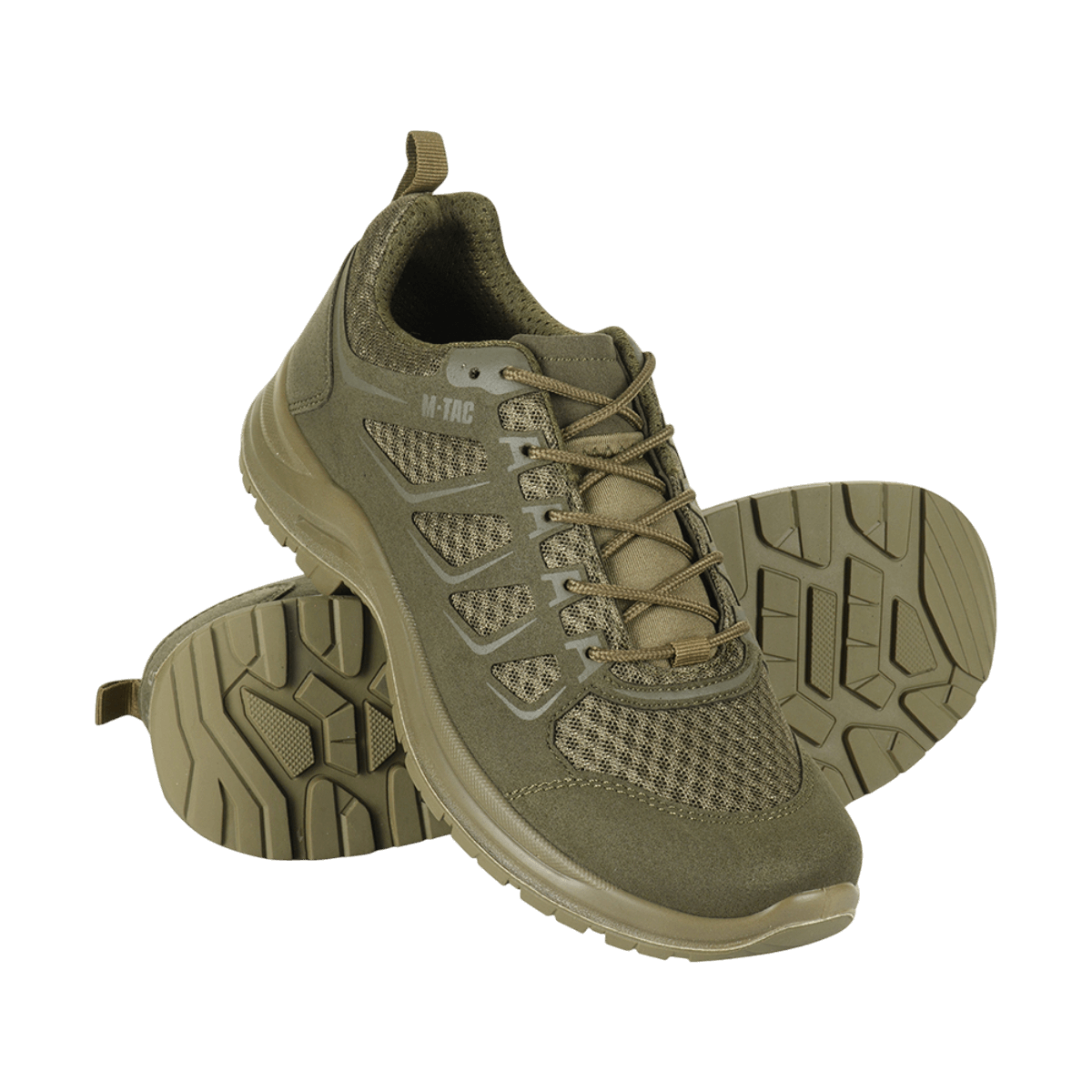 M-Tac Tactical Sneakers IVA – kevyet ja hengittävät tennarit kesäkäyttöön, hengittävä mesh, nubuck-vahvistus ja pehmustettu kieli.