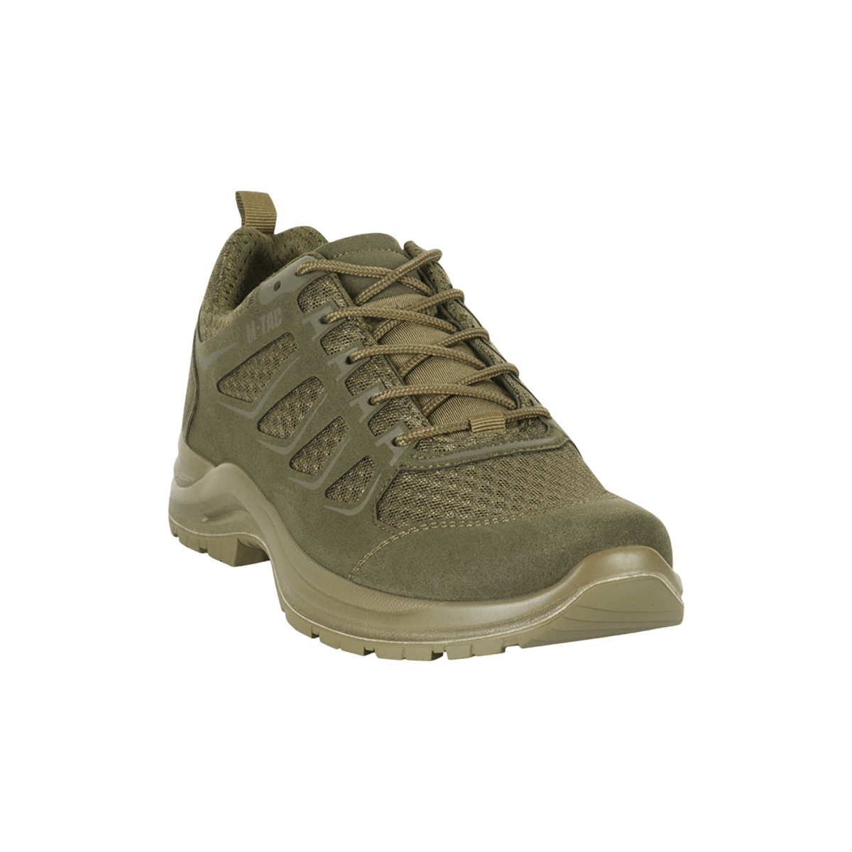 M-Tac Tactical Sneakers IVA oliivinvihreä – hengittävä ja kestävä, sopii retkeilyyn ja ulkoiluun.