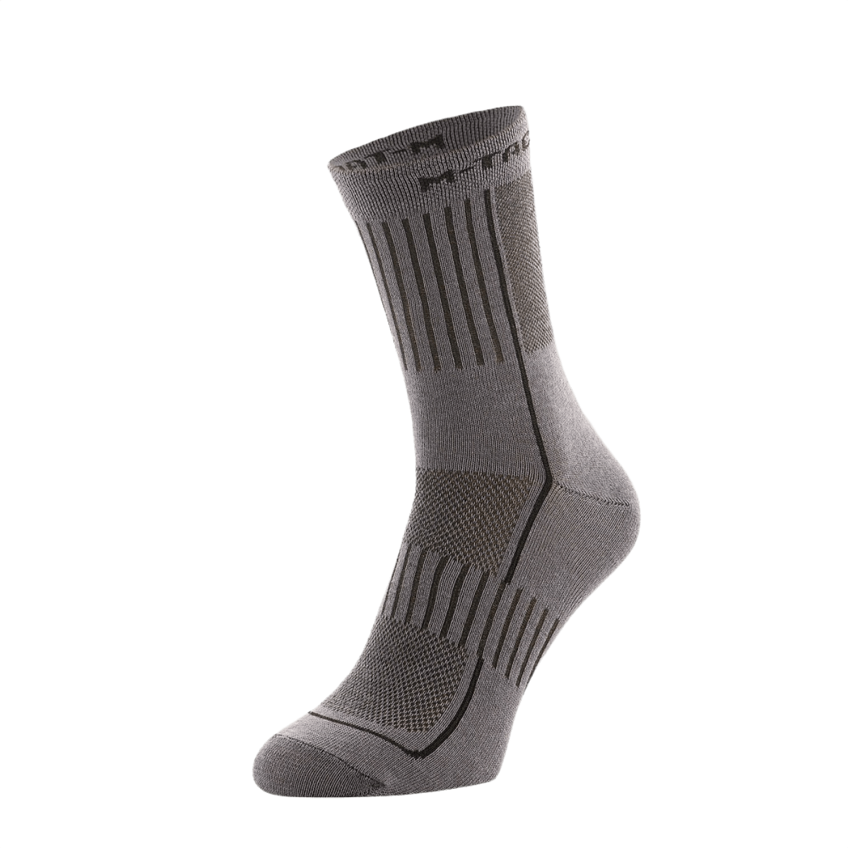 M-Tac Letvægtssokker Mk.3 ergonomisella muotoilulla, ihanteellinen trekkingiin ja arkeen, valmistettu hengittävästä ja kevyestä materiaalista.
