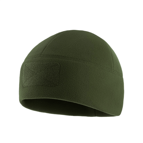 M-Tac Watch Cap Elite Fleece Beanie Hat Velcro, vihreä, kevyt ja lämmin, ihanteellinen taktiseen käyttöön, ulkoiluun ja talviaktiviteetteihin.