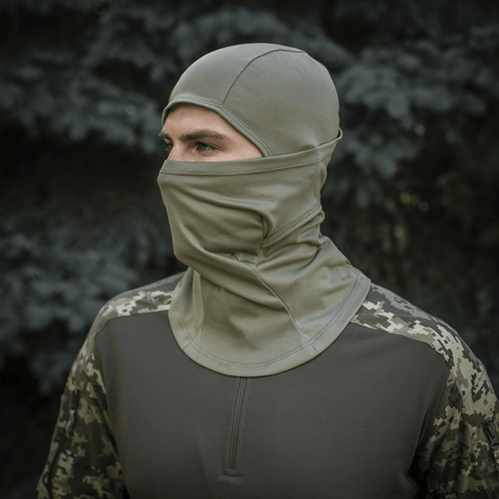 M-Tac Sweater-Ninja-Balaclava Premium, suojaa kasvoja ja päätä, valmistettu Polartec Power Dry -materiaalista, sopii aktiiviseen käyttöön, maastokuvioitu