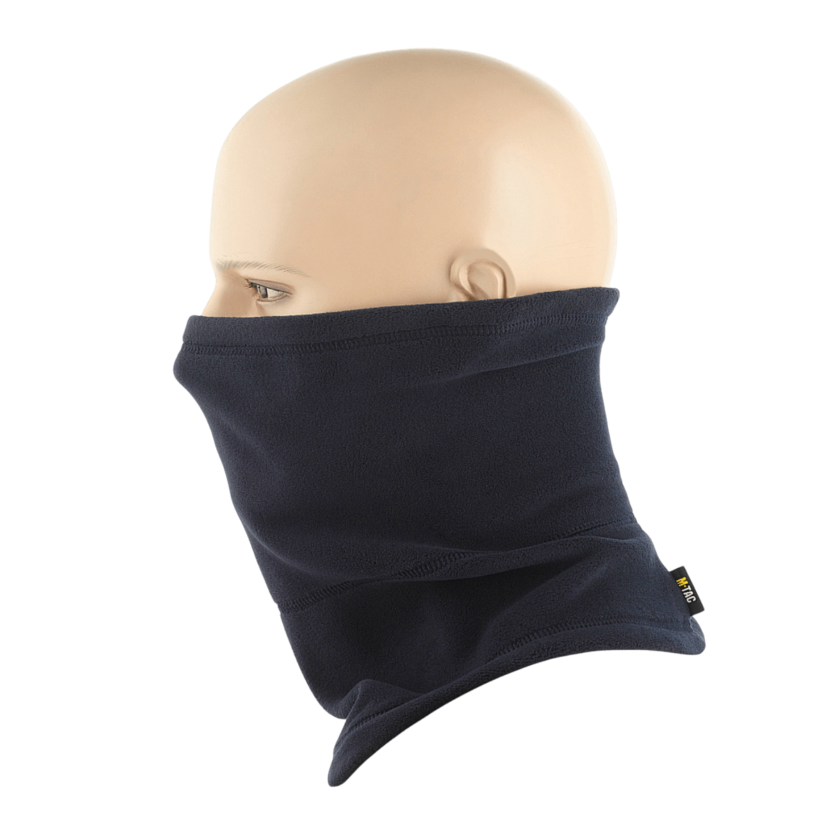 M-Tac Polartec Anatomic Tube Scarf käytettynä kasvomaskina, valmistettu Polartec® Micro Series -fleecestä, suojaa kylmältä ja tuulelta.