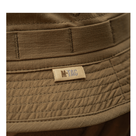 M-Tac Panamahat Gen. II Summer Flex camel nylon/elastaani ripstop-rakenne, kevyt ja NIJ-sertifiointi, galleria-asento 1