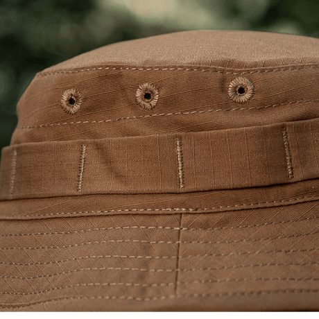Lähikuva M-Tac Panamahat Gen. II Flex Rip-Stop kestävä rip-stop-kangas ja tuuletusreiät, galleria-asento 1.