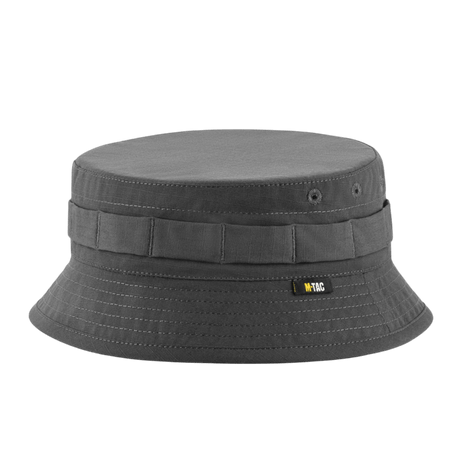 M-Tac Panamahat Gen. II Flex Rip-Stop harmaasta rip-stop-kankaasta, galleria-asento 1, kestävä rakenne ilman lisävarusteita.