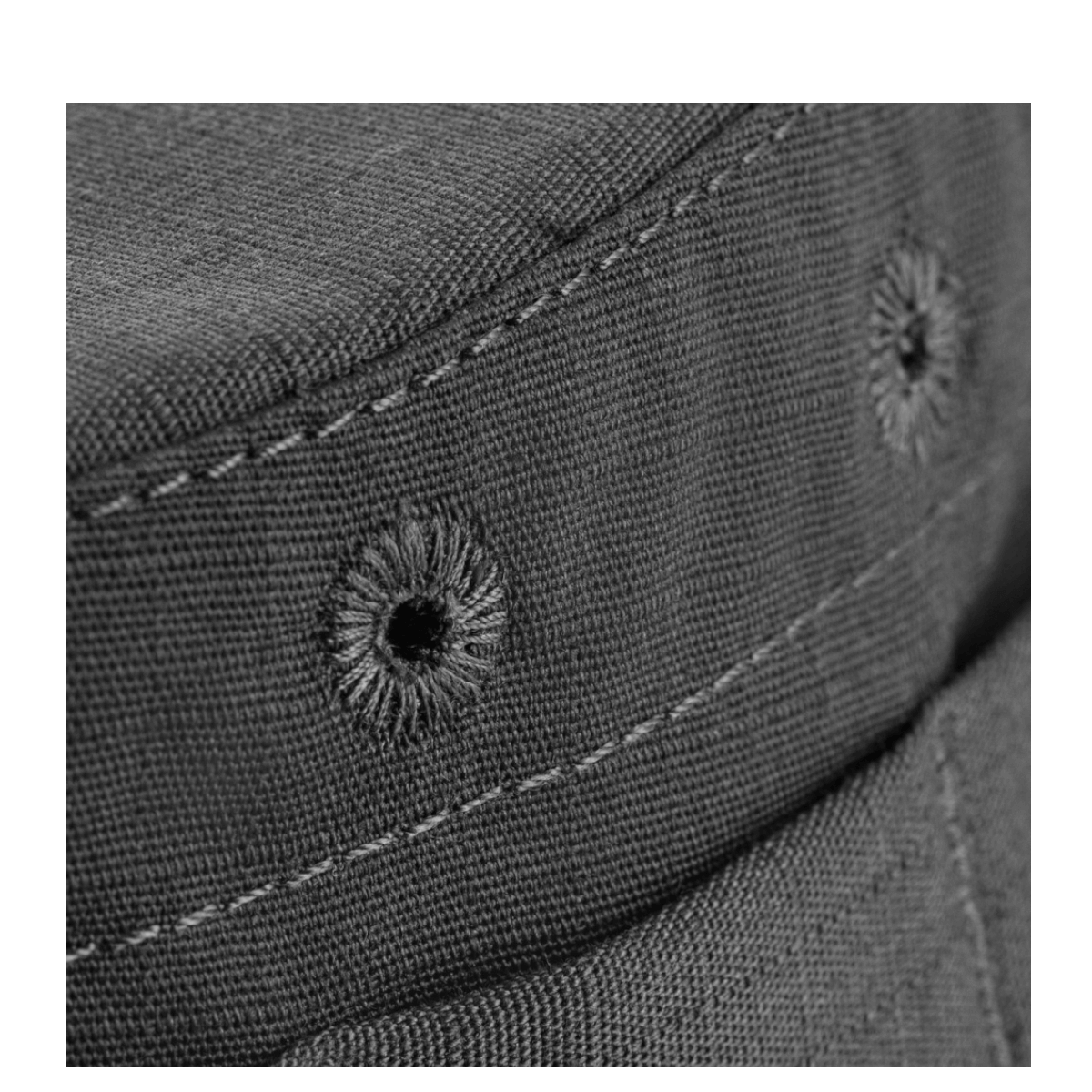 M-Tac Panamahat Gen. II Flex Rip-Stop harmaasta rip-stop-materiaalista, vahvistetut ompeleet ja tuuletusreiät, galleria-asento 1.