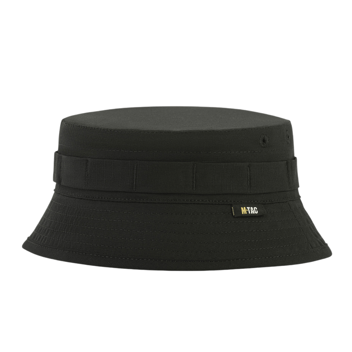 M-Tac Panamahat Gen. II Flex Rip-Stop musta rip-stop-kangas, NIJ-sertifiointi, edestä, galleria-asento 1.