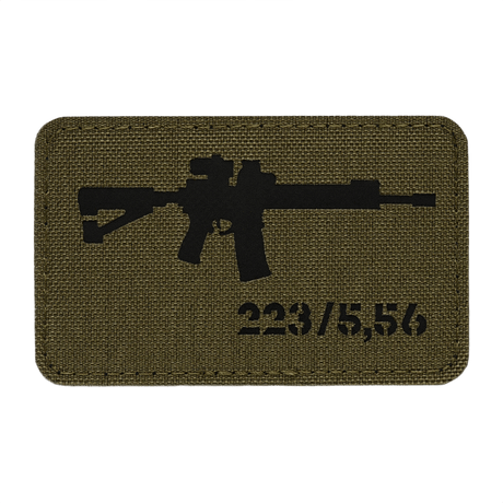 M-Tac AR-15 223/5,56 Laser Cut Patch, Velcro-kiinnitys, Cordura 500D, koko 80x50 mm. Taktinen merkki vaatteisiin, reppuun ja varusteisiin.